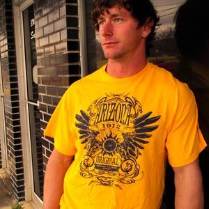 State of ARIZONA Size XL Yellow T-Shirt